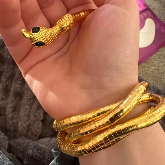 Snake Necklace For Adjustable Punk Snake Choker Snake Bracelet Hollween Jewelry - Picture 4 of 16